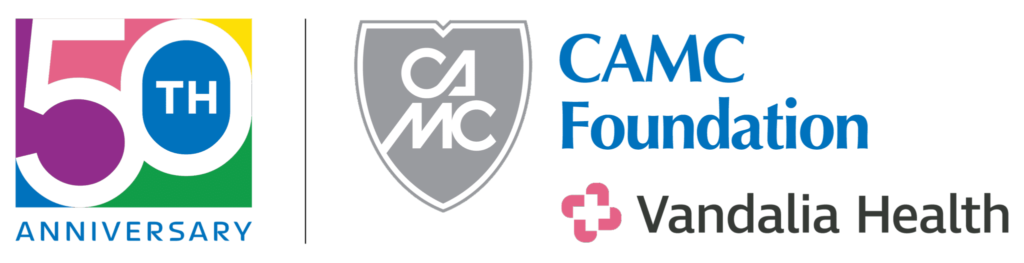 CAMCF 50th LOGO HORIZONTAL